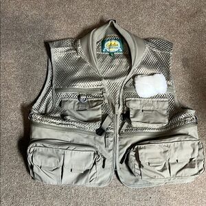 Cabela's Mesh fly Fishing Vest. Size large